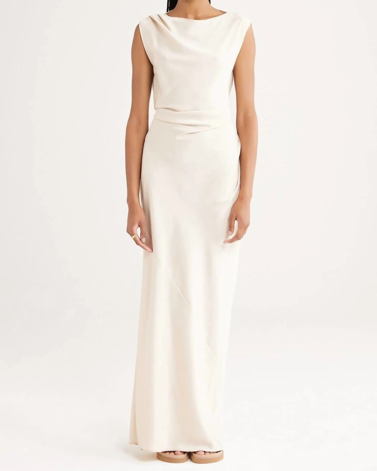 Iluka Maxi Dress In Cream | Cream