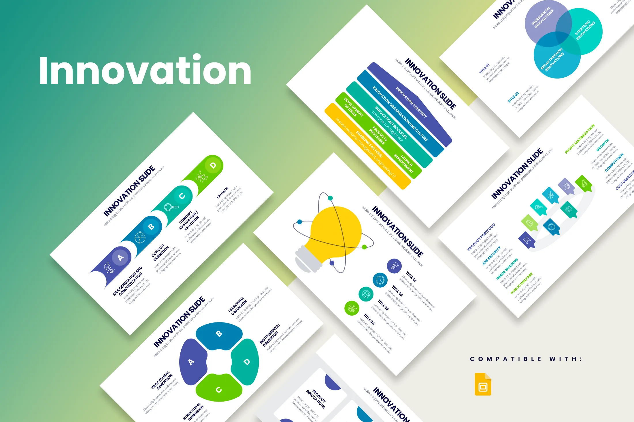 Innovation Google Slides Infographic Template