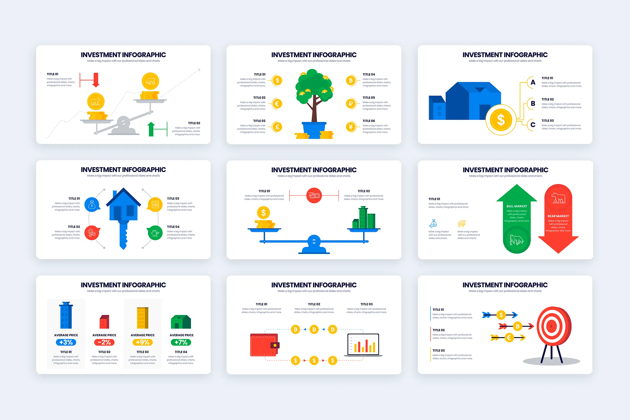 Investment Google Slides Infographic Template