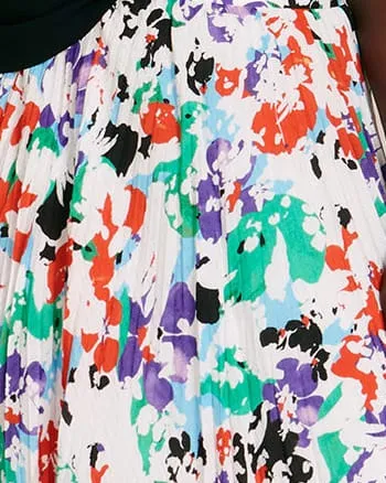 Jeana Skirt | Painted Floral White