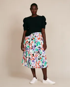 Jeana Skirt | Painted Floral White