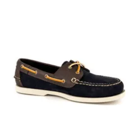 Jetty II Boatshoe Navy Nubuck/Dark Brown 20313
