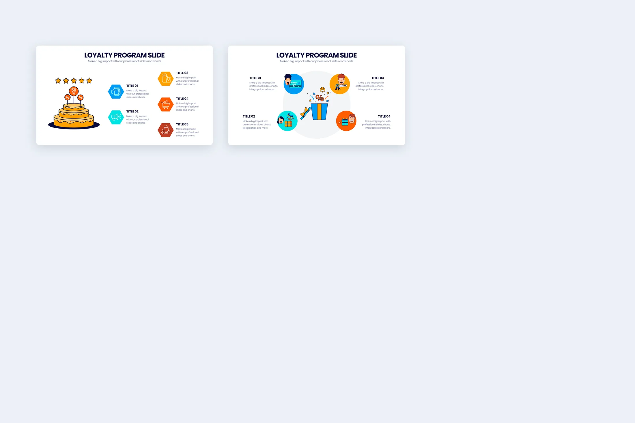 Loyalty Program Google Slides Infographic Template