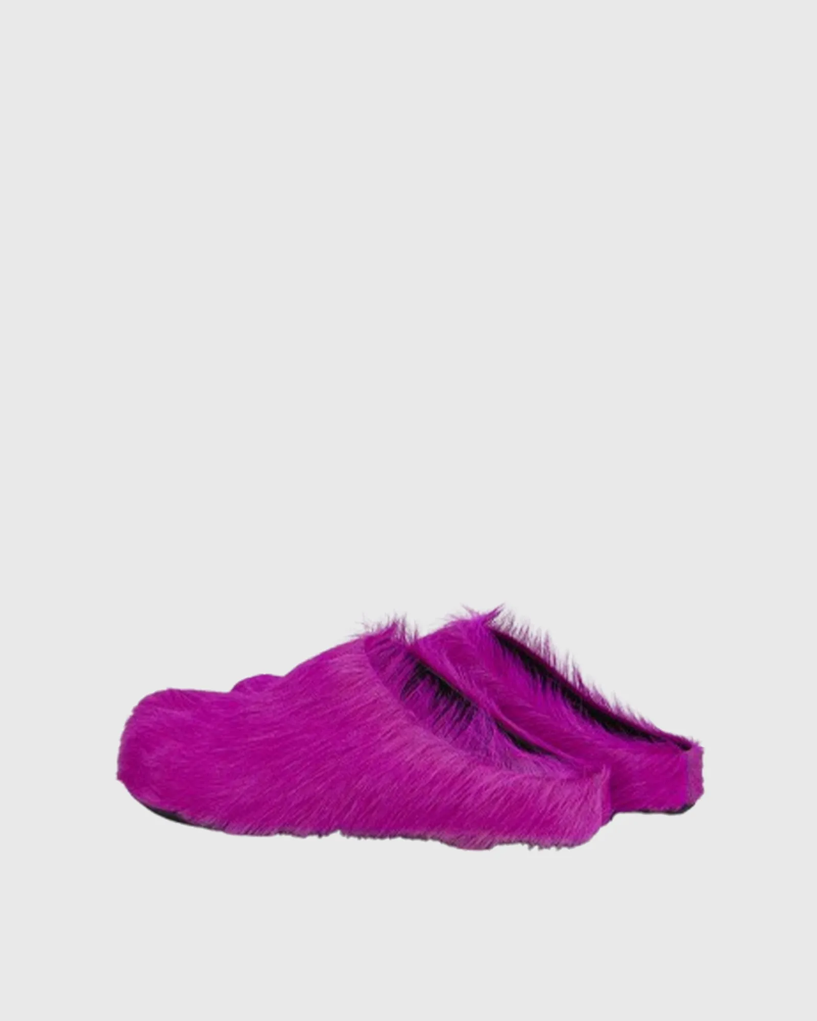 Malvina Feather Slippers In Hot Pink