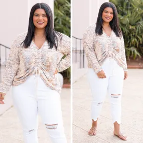 Memorable Magic Sweater, Cream Taupe