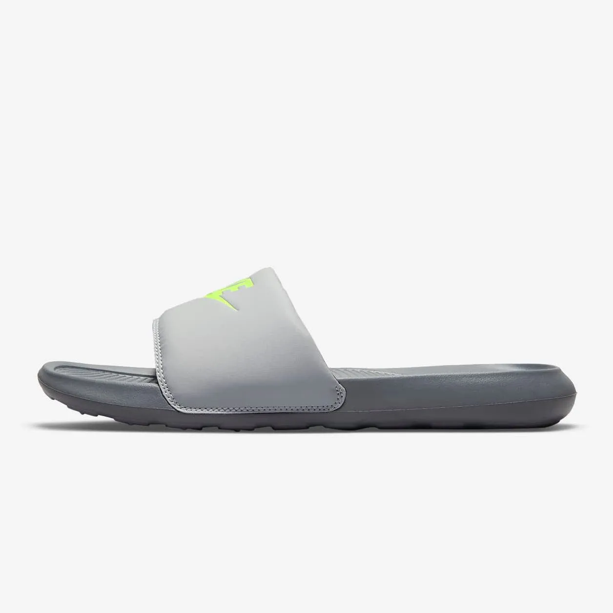 Men's Nike Victori One Slides "Smoke Grey Volt" (CN9675-011)