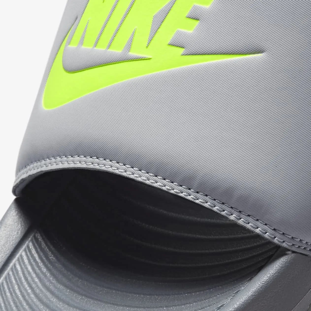 Men's Nike Victori One Slides "Smoke Grey Volt" (CN9675-011)