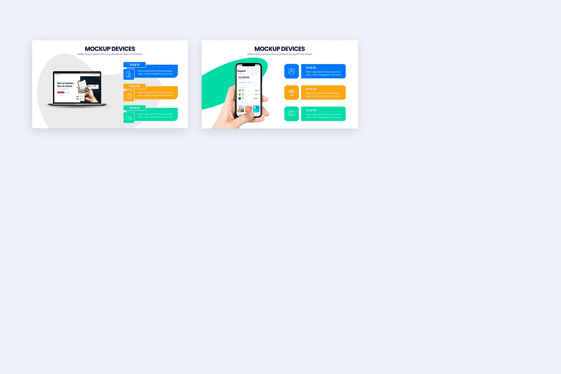 Mockup Devices Powerpoint Infographic Template