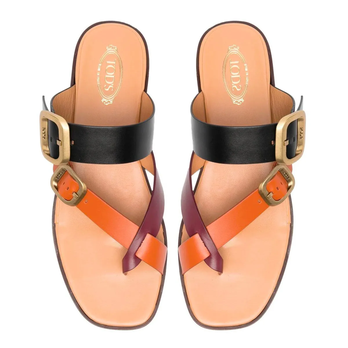 Multi Strap Leather Thongs
