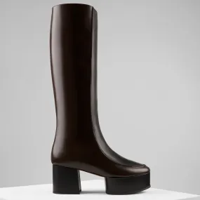 Myla Boots in Nero Ebano