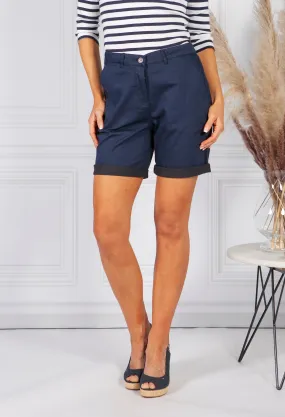 Navy Comfort Stretch Shorts