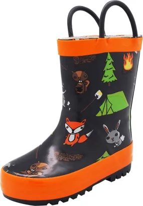 Norty Girls 11-3 Campfire Rubber Rain Boot 16492