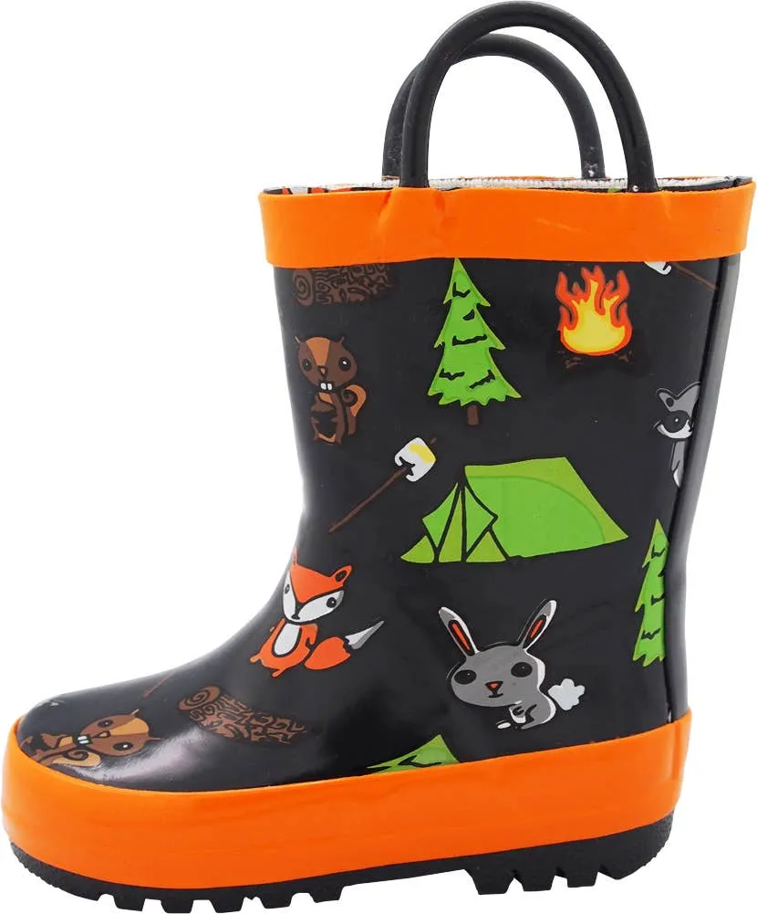 Norty Girls 11-3 Campfire Rubber Rain Boot 16492