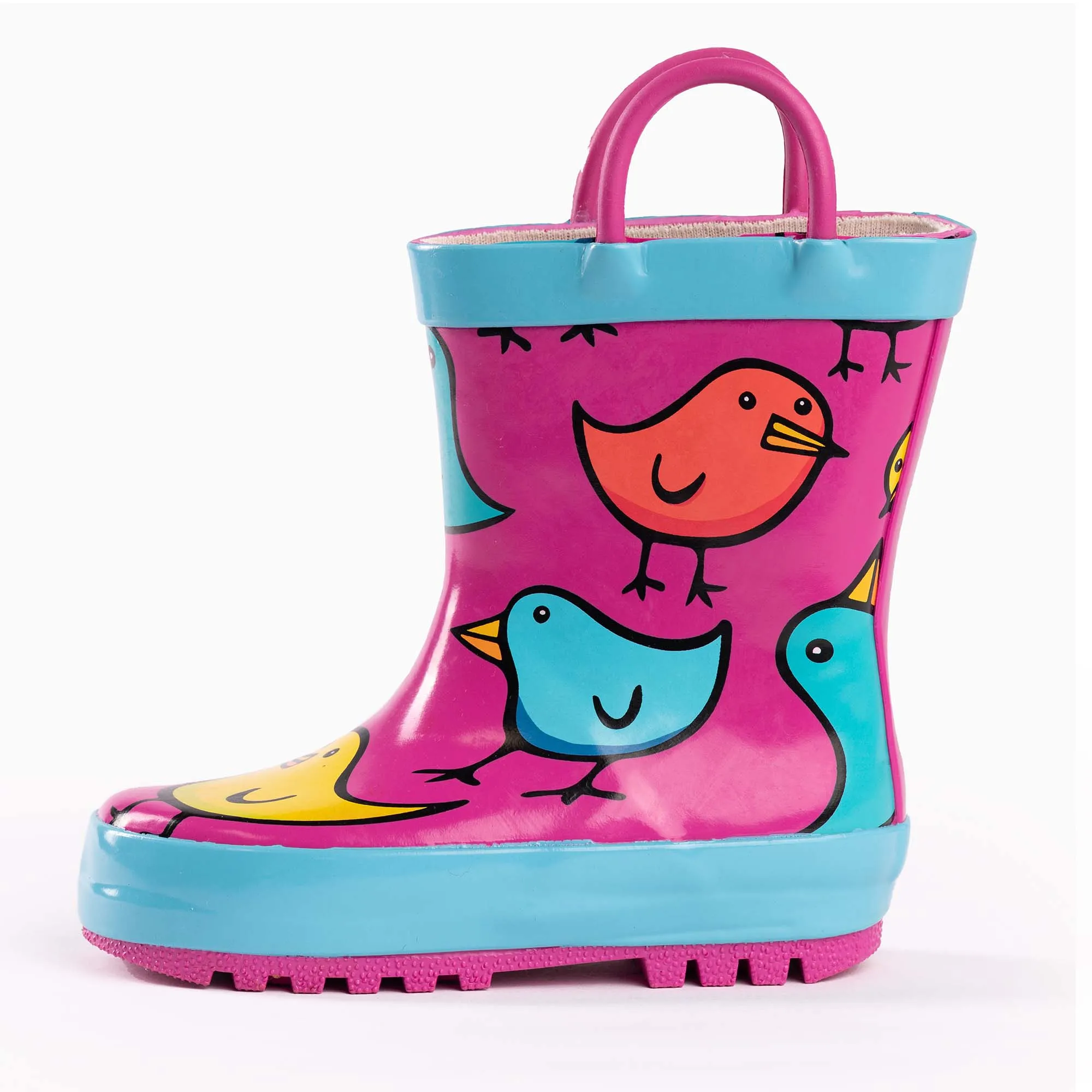 NORTY Tod Girls 6-10 Fuchsia Chicks Rain Boot 16450