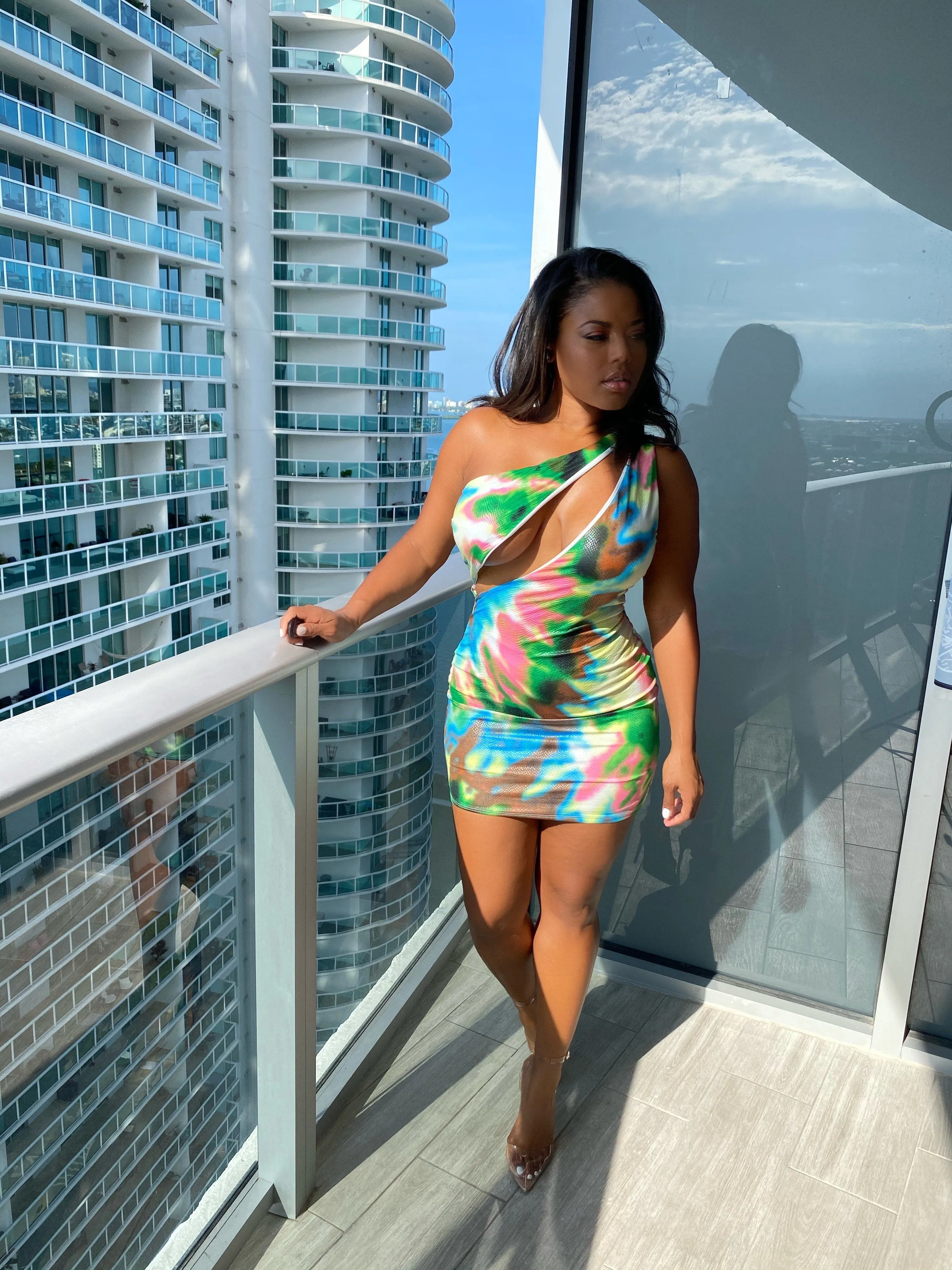 Oahu Tie Dye Mini Dress