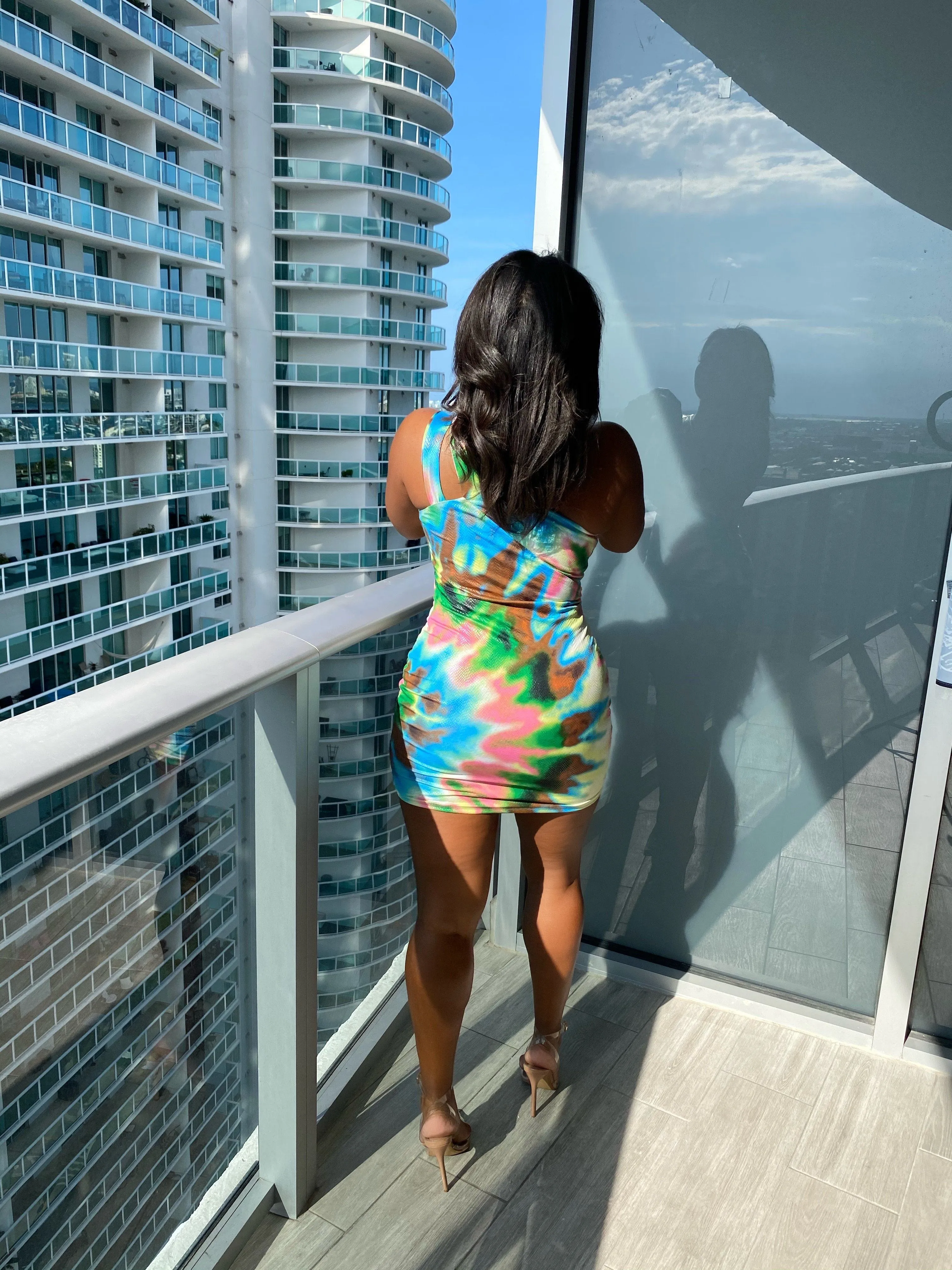 Oahu Tie Dye Mini Dress