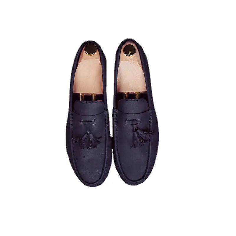 Peas shoes men's autumn new men's casual peas shoes matte retro trend a pedal shoes driving men's shoes