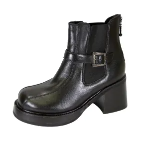 PEERAGE Ricky Men's Medium Width Leather Boots