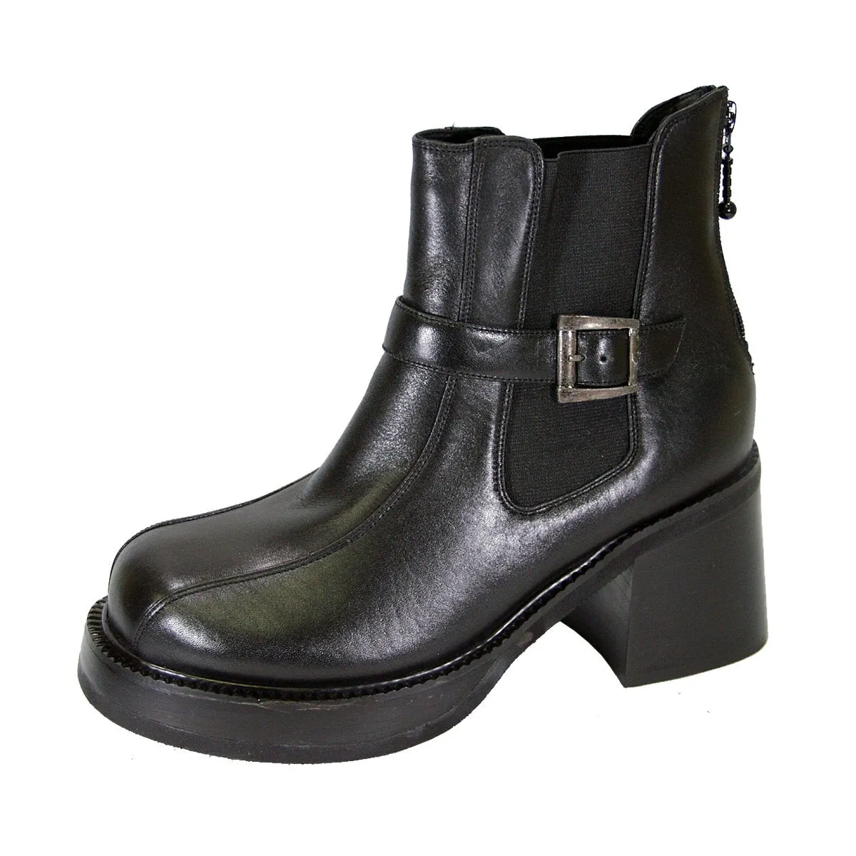 PEERAGE Ricky Men's Medium Width Leather Boots