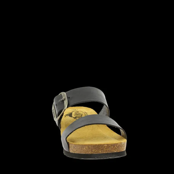 Plakton 823004 Black Two Strap Sandals