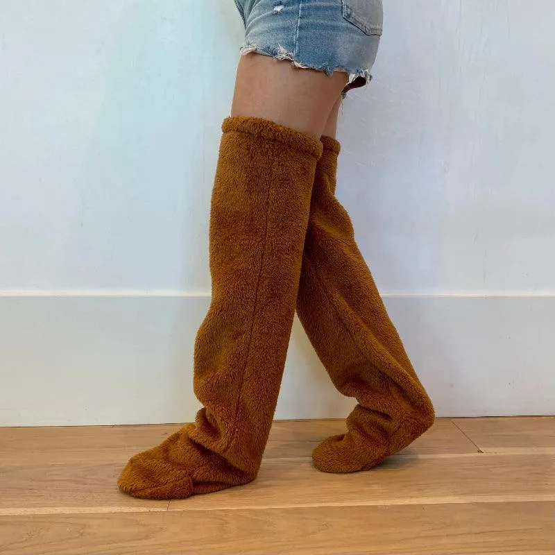 Plush lounge socks - Versatile Use for Every Occasion