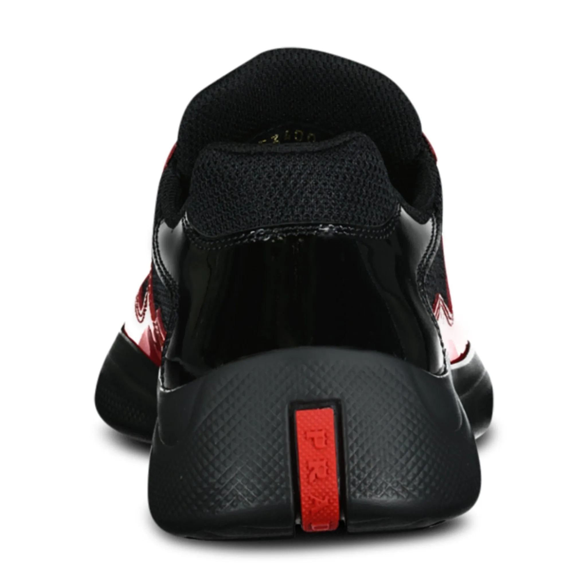 Prada Americas Cup Sneakers Red & Black