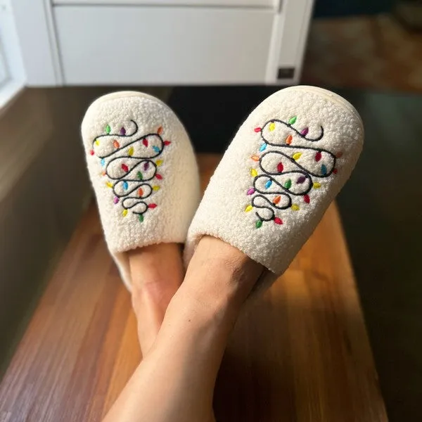 Precious Lit Coziest Holiday Slippers