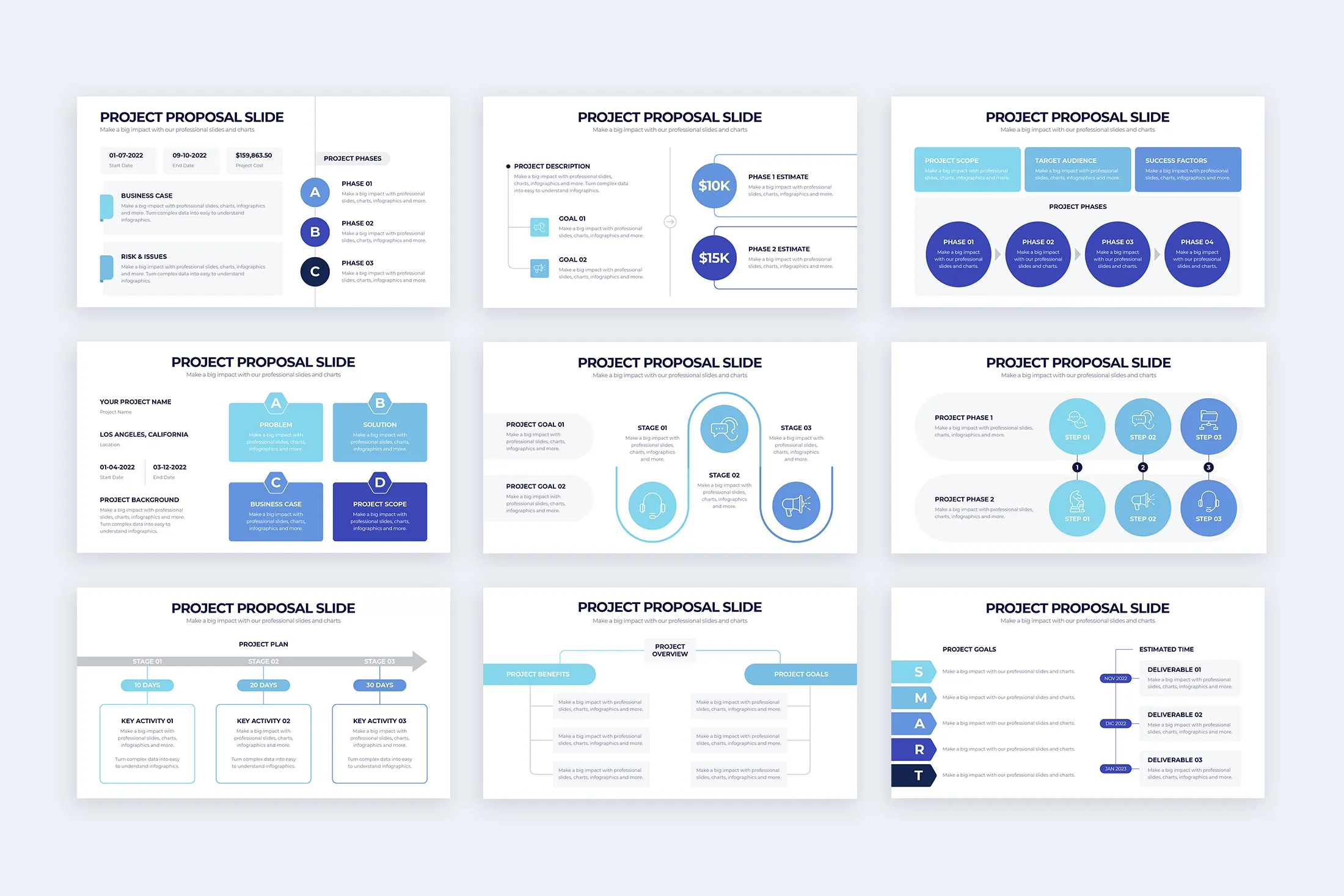 Project Proposal Infographic Google Slides Template