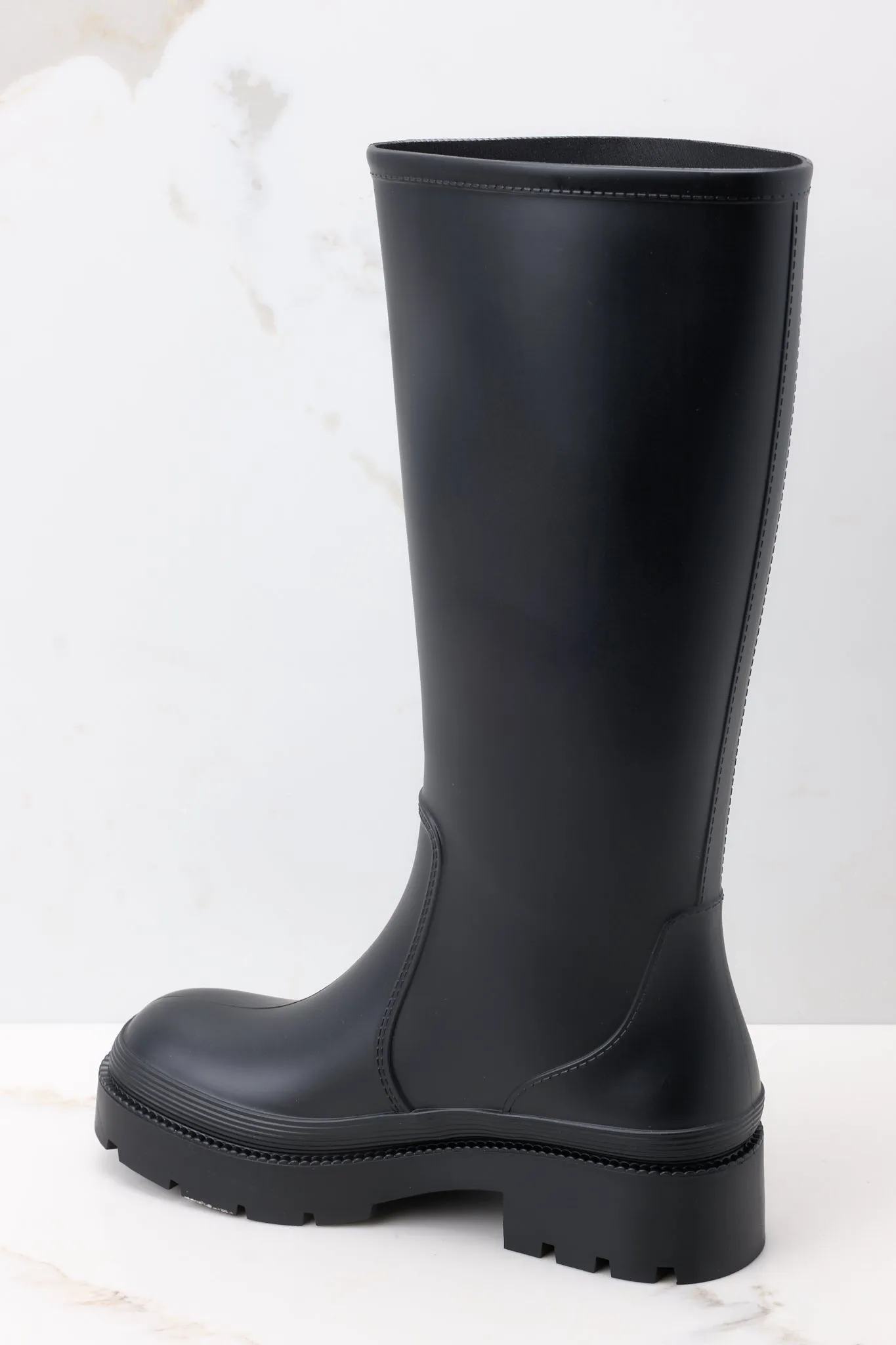 Rainy Day Black Boots