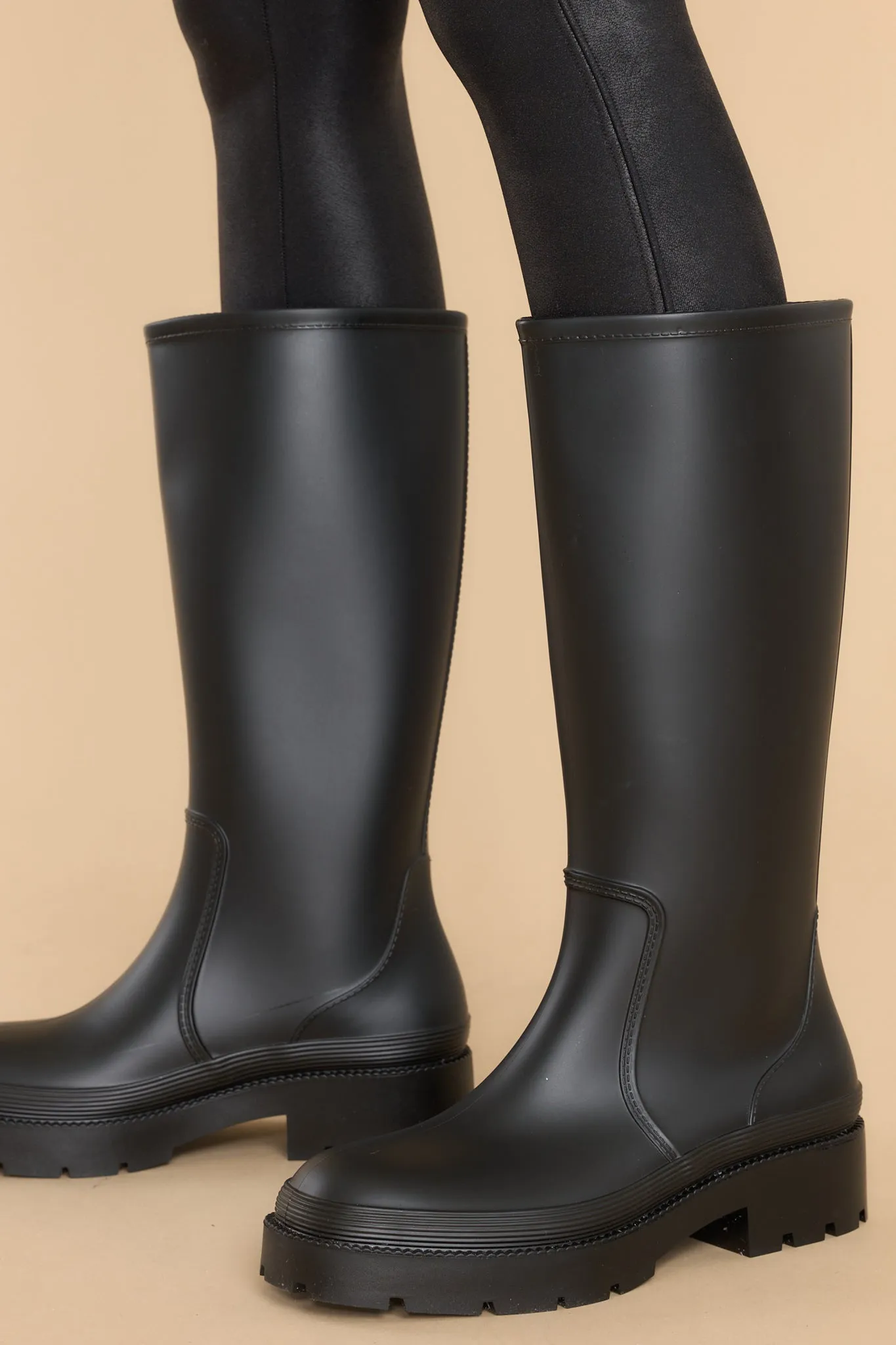 Rainy Day Black Boots