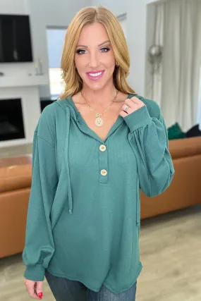 Rainy Day Henley Hoodie