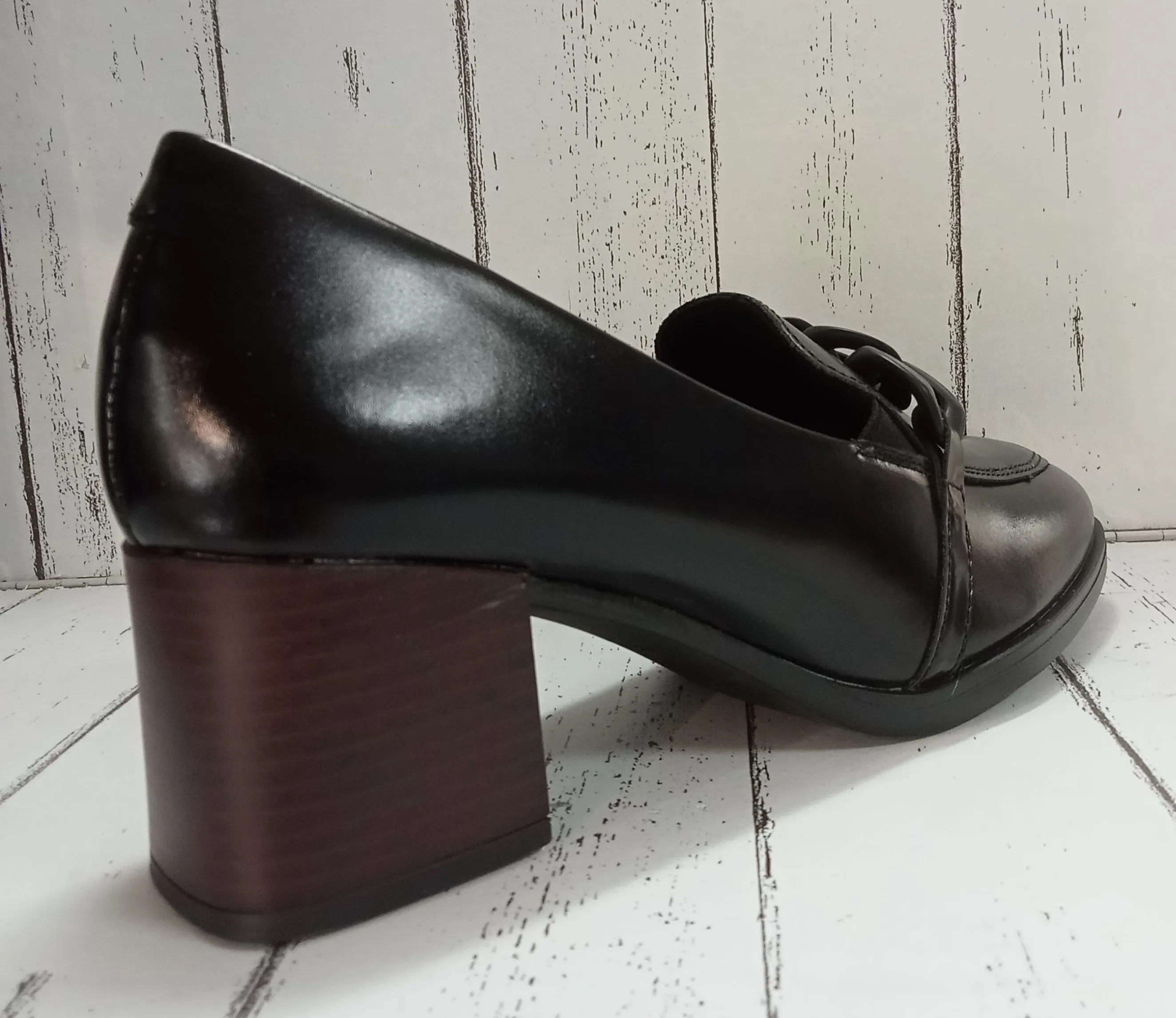 REMONTE - D0V00-01 - Leather - LOAFER SHOE - Black