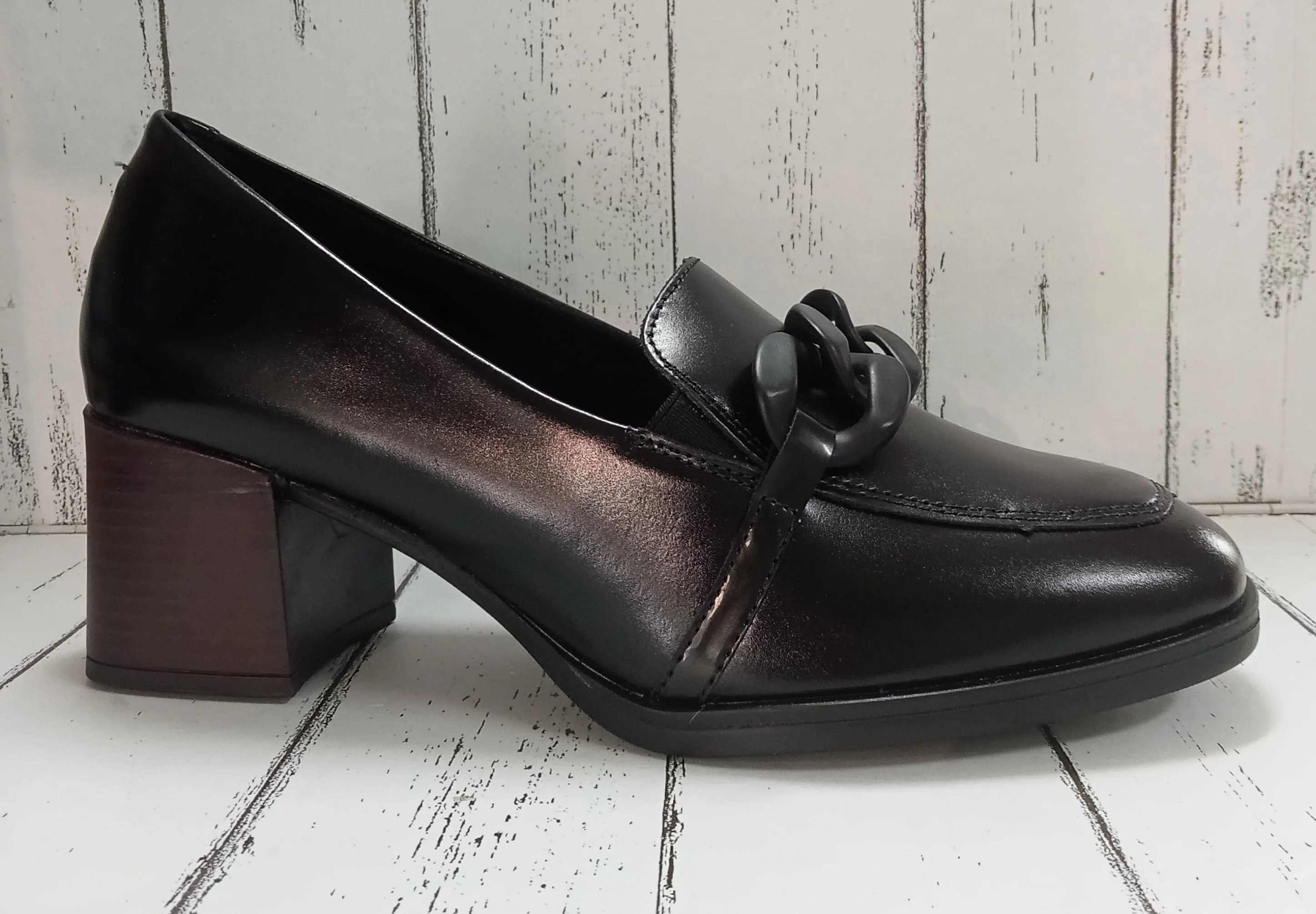 REMONTE - D0V00-01 - Leather - LOAFER SHOE - Black