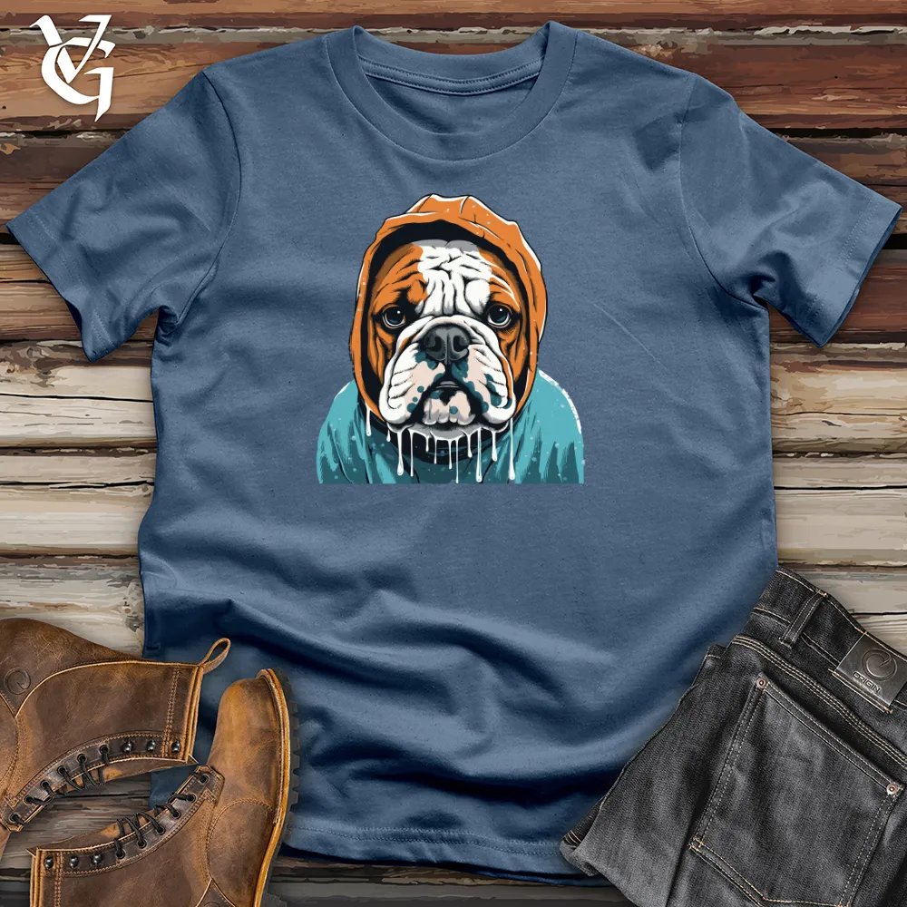 Retro Rainy Bulldog Cotton Tee