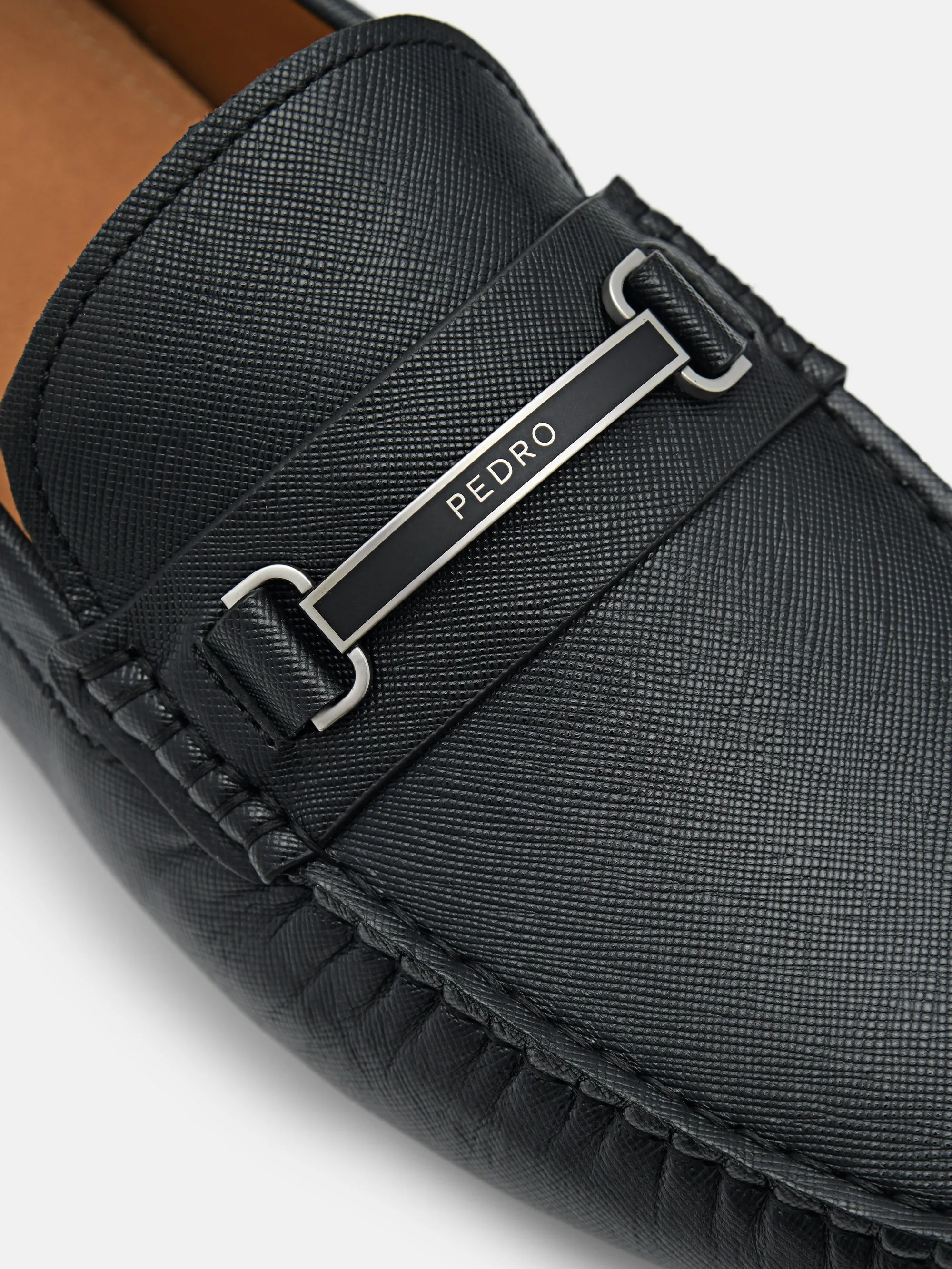 Steven Leather Horsebit Driving Shoes