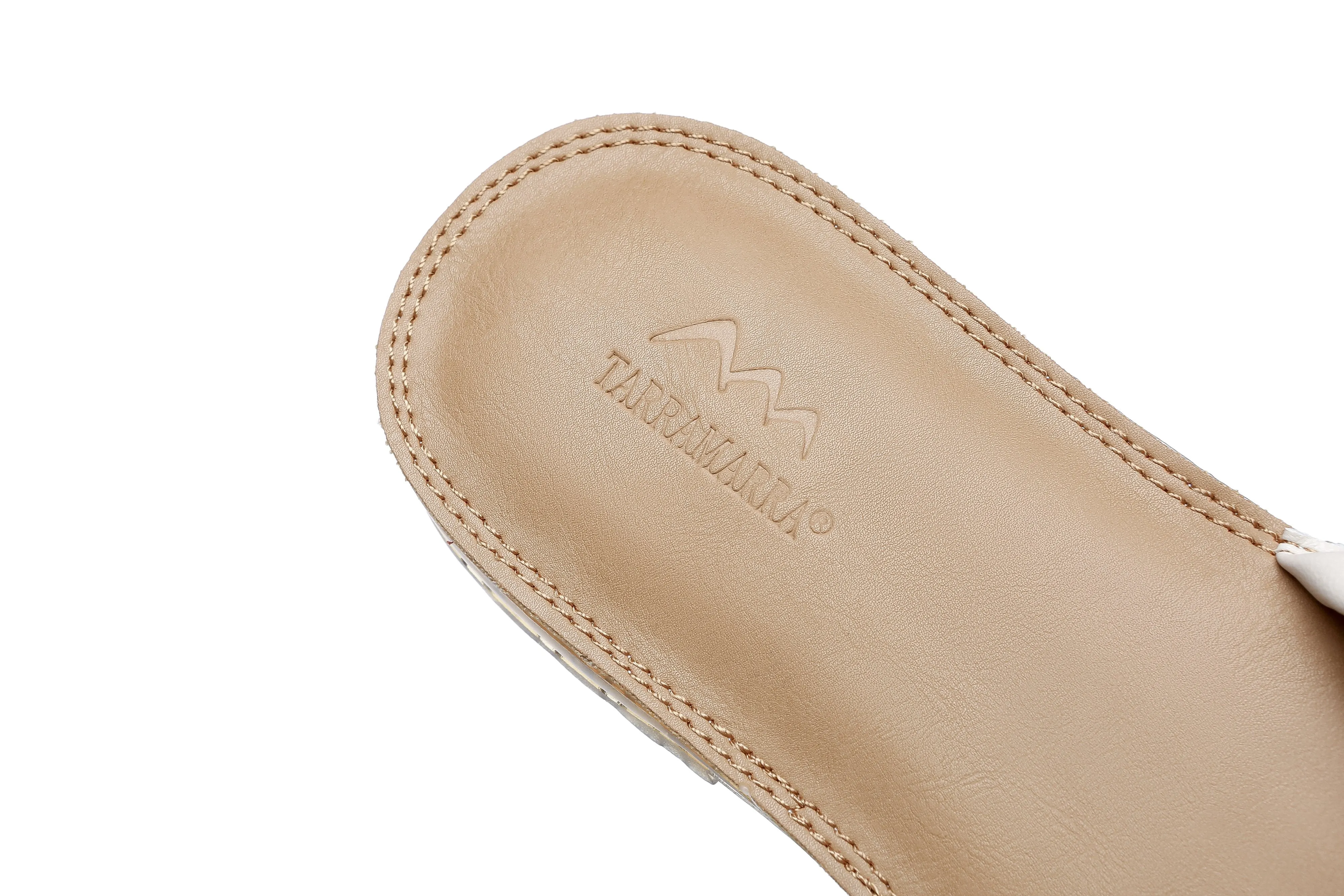 TARRAMARRA® Women Linita Leather Flat Slides With Pearls