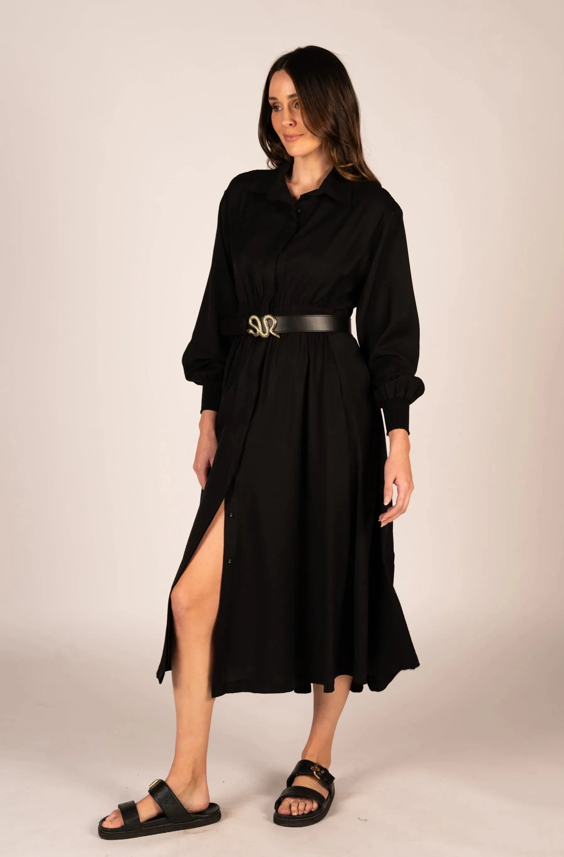 Tia maxi dress - black