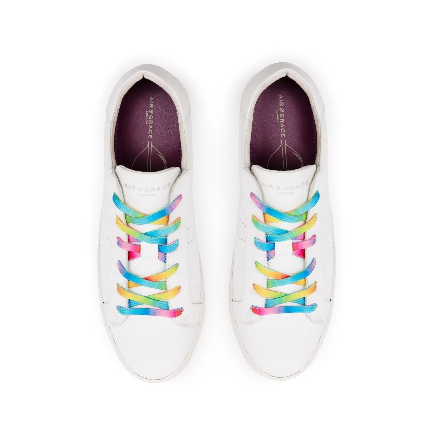 Trainer Laces: Rainbow