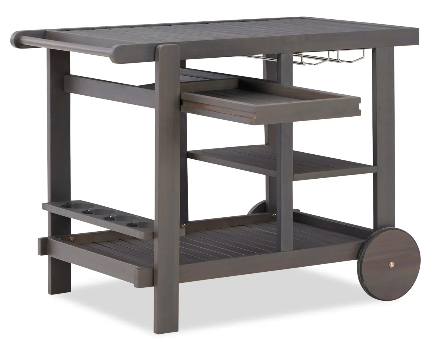 Victoria Patio Bar Cart - Grey