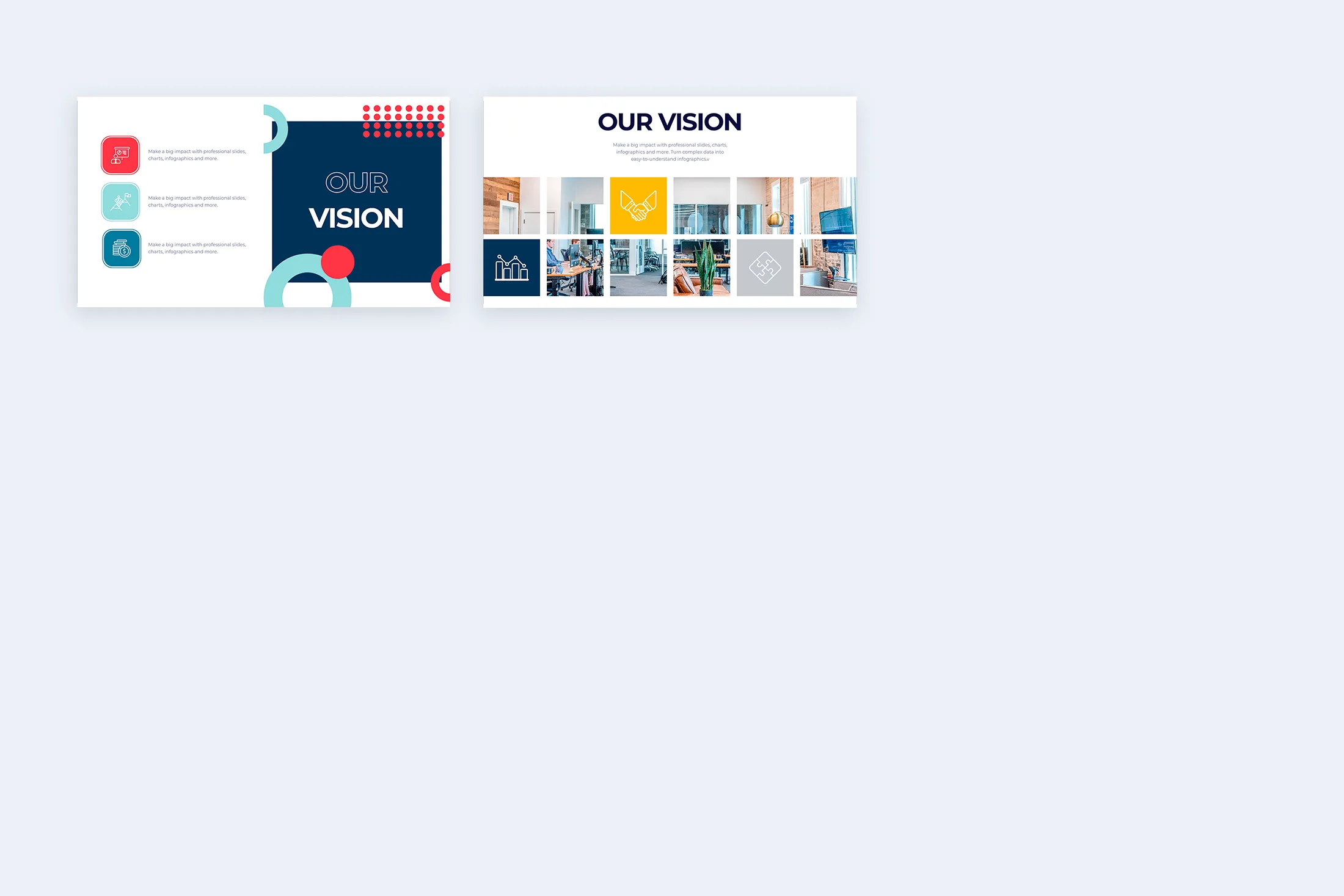 Vision Google Slides Infographic Template