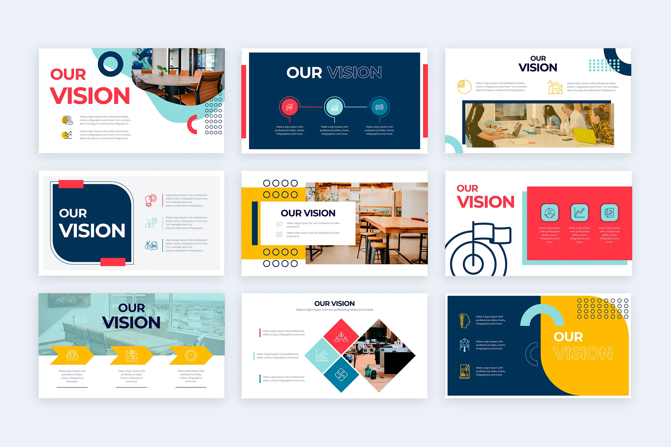 Vision Google Slides Infographic Template