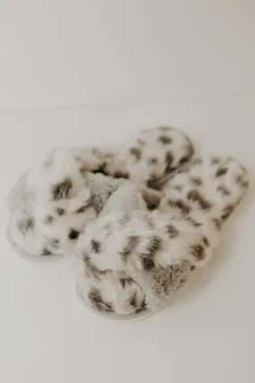Wild Nights Leopard Slippers