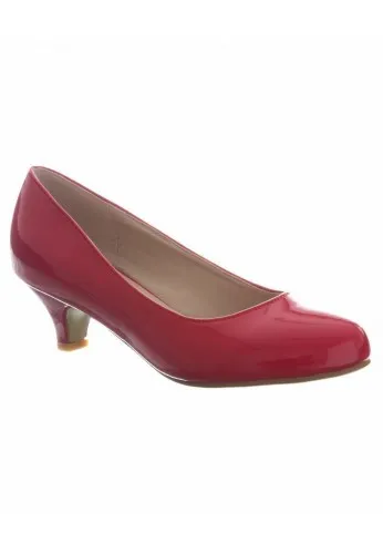 Women Round Toe Kitten Heel Shoes