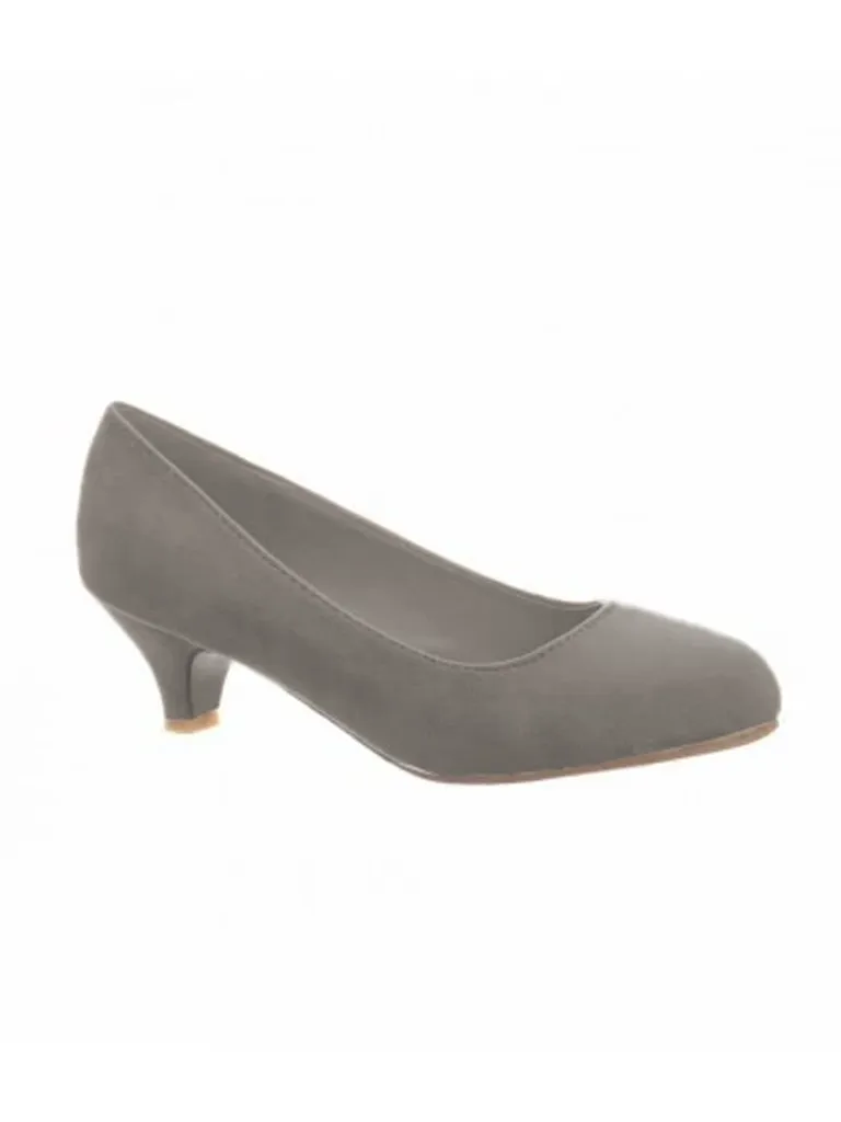Women Round Toe Kitten Heel Shoes