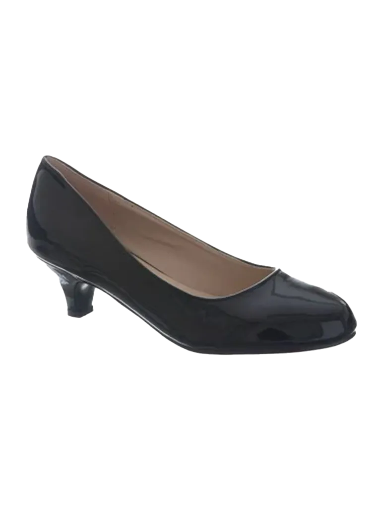 Women Round Toe Kitten Heel Shoes