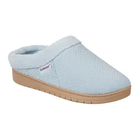 Women's Diamond Microterry Gemma Clog Slipper with Memory Foam