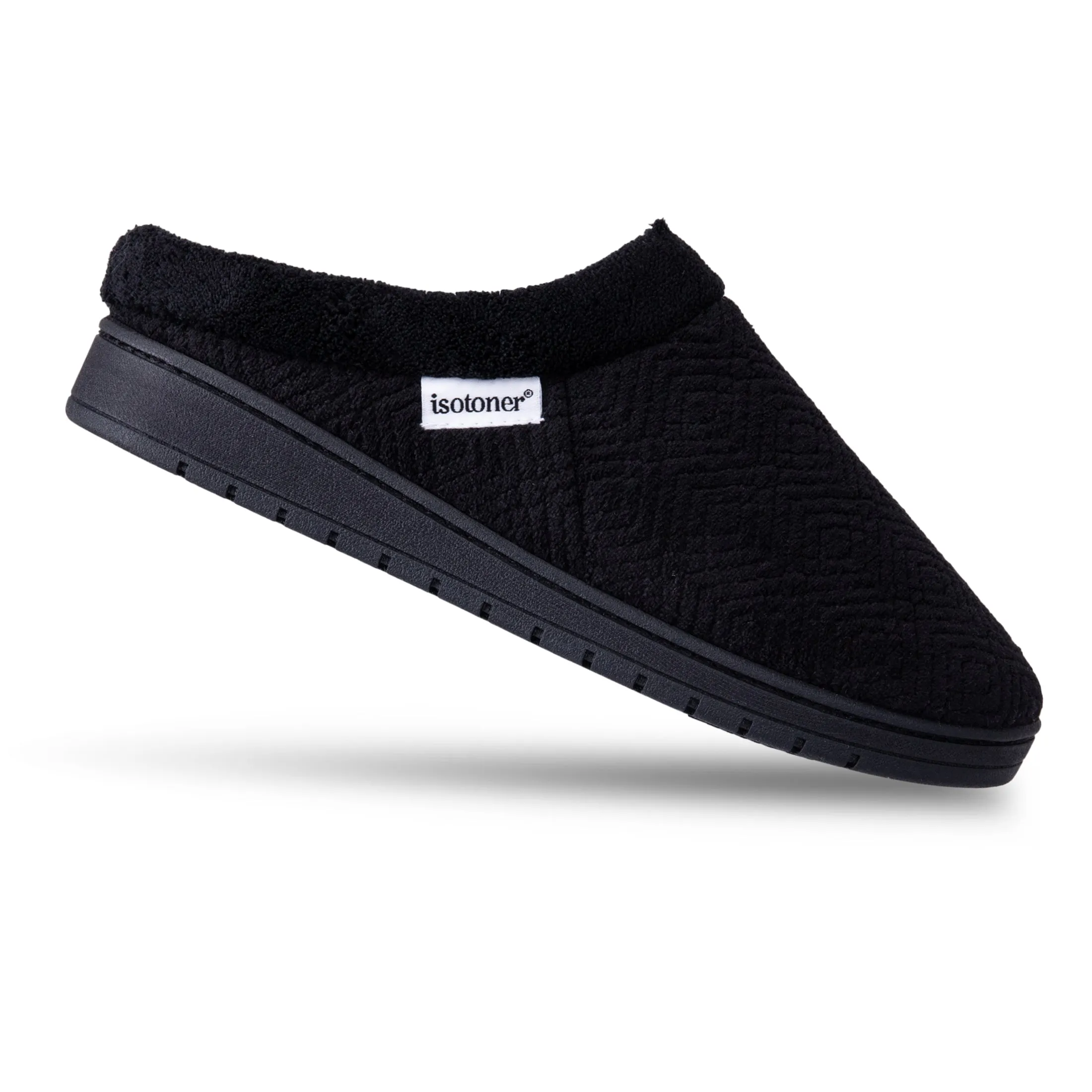 Women's Diamond Microterry Gemma Clog Slipper with Memory Foam