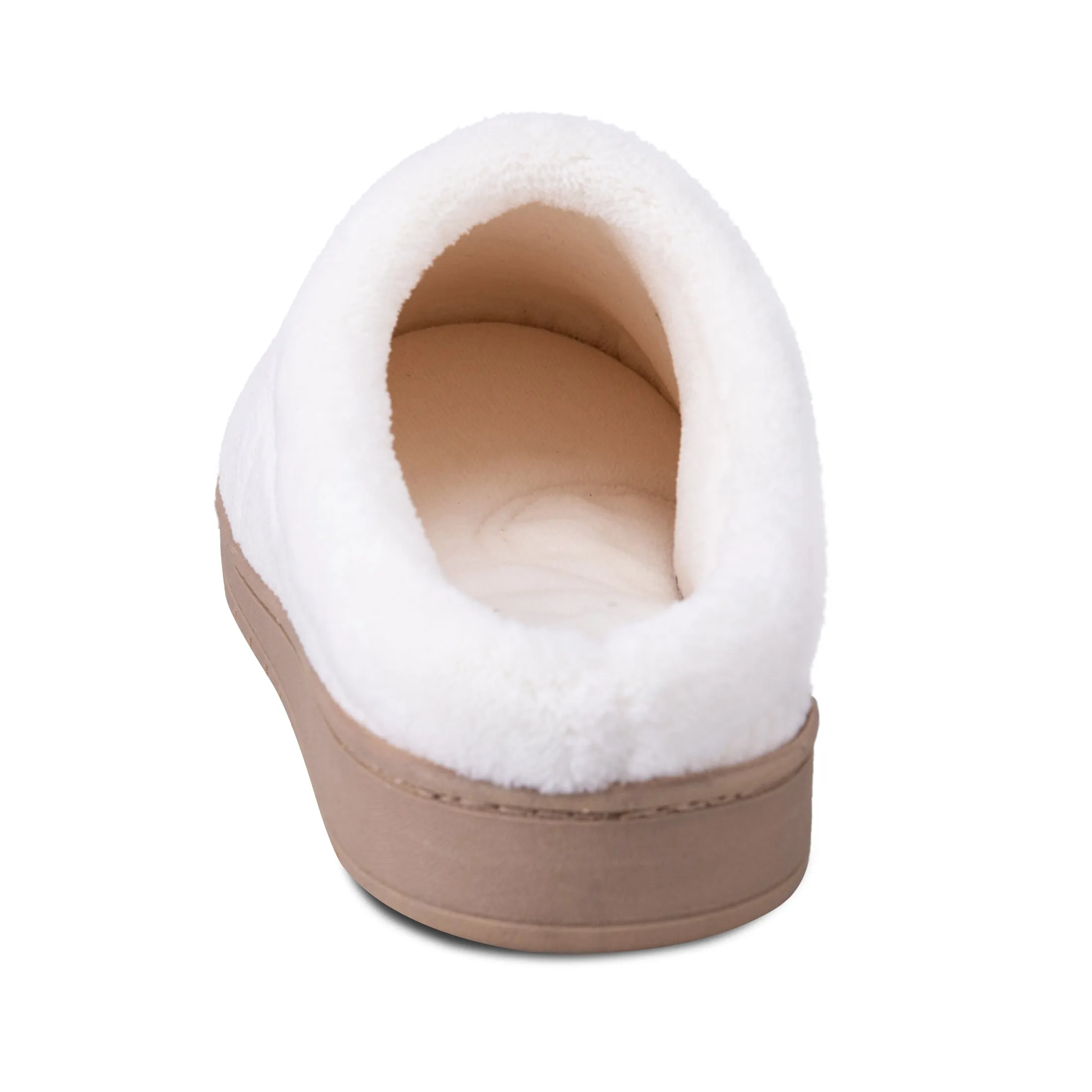 Women's Diamond Microterry Gemma Clog Slipper with Memory Foam