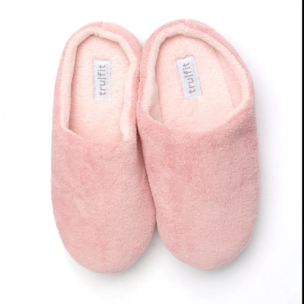 Womens Slippers Slip On Cozy Indoor Bedroom Comfortable Plush Clog Shoes